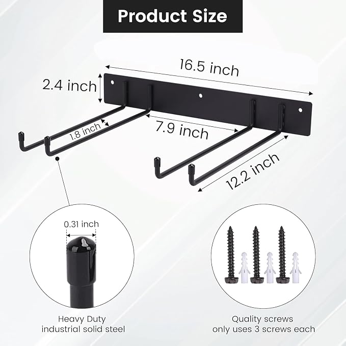 Folding Chair Rack, Metal Folding Chair Storage Rack - Image 3
