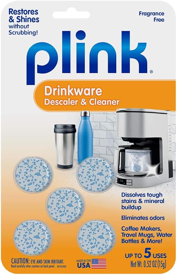 Plink PDW12T Drinkware Descaler and Cleaner, 30 Tablets - Image 2