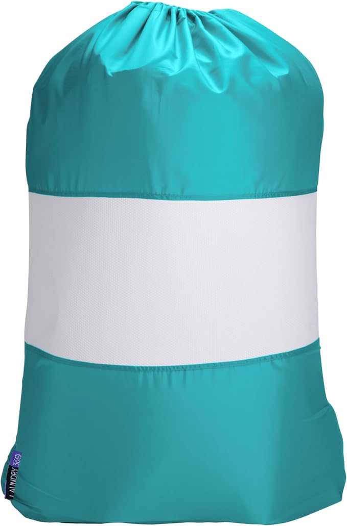 Sanitized Laundry Bag with Mesh Window, Dimensions: 15 x 12 x 2 inches - Image 4