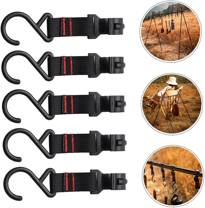 Camping Hook Portable for Hooks Camping Accessory Hanger Awning Hook Hangers - Image 2