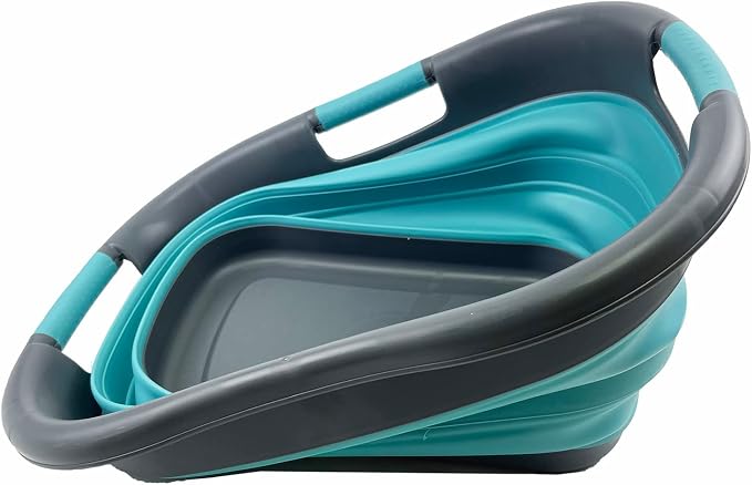 SAMMART 30L Collapsible Plastic Laundry Basket - Image 4