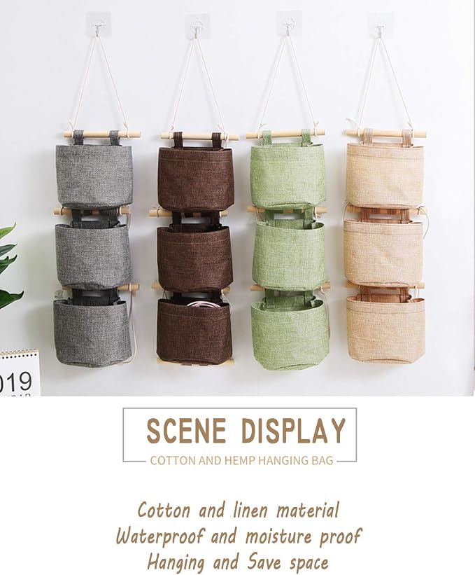 AARAINBOW 1 Pack Mini Cotton Linen Fabric Closet Detachable Foldable Washable - Image 6