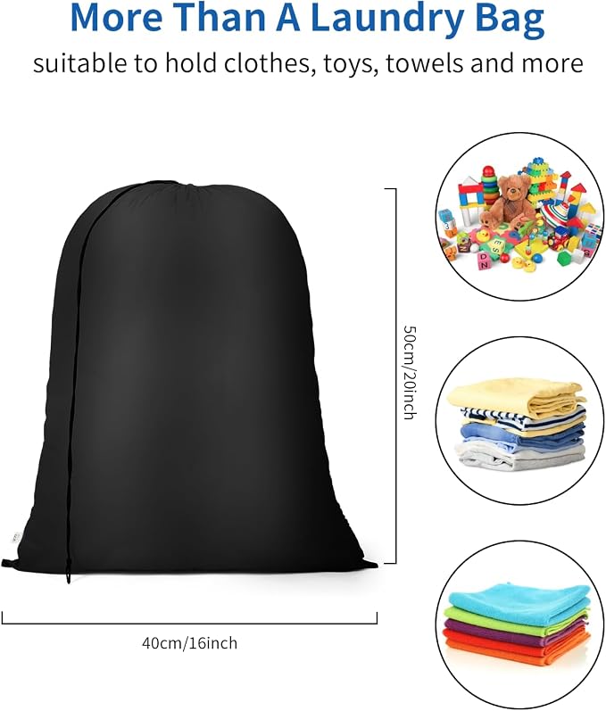 OTraki Small Laundry Bag 16x20 Inch Laundry Sack Bag - Image 7