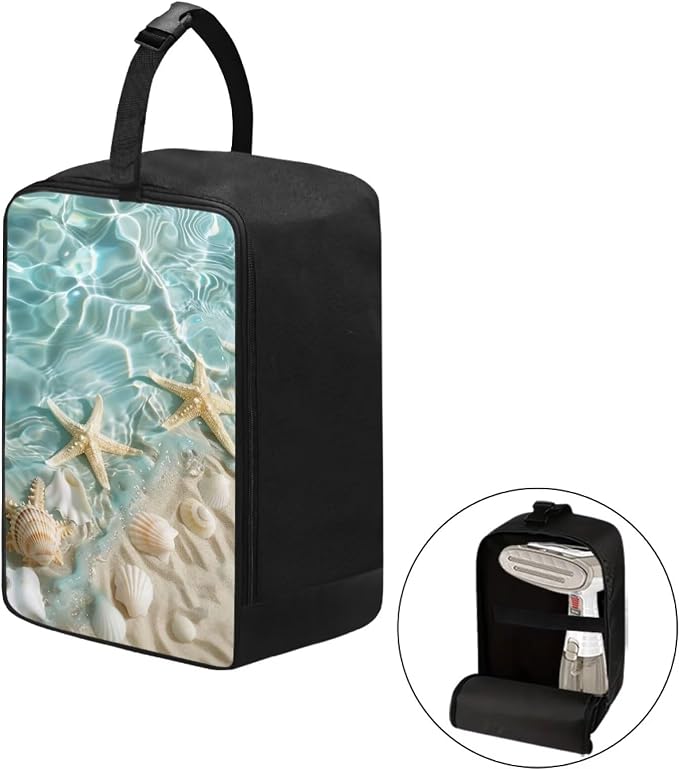 Beach Starfish Shell Travel Iron Storage Bag - Image 2
