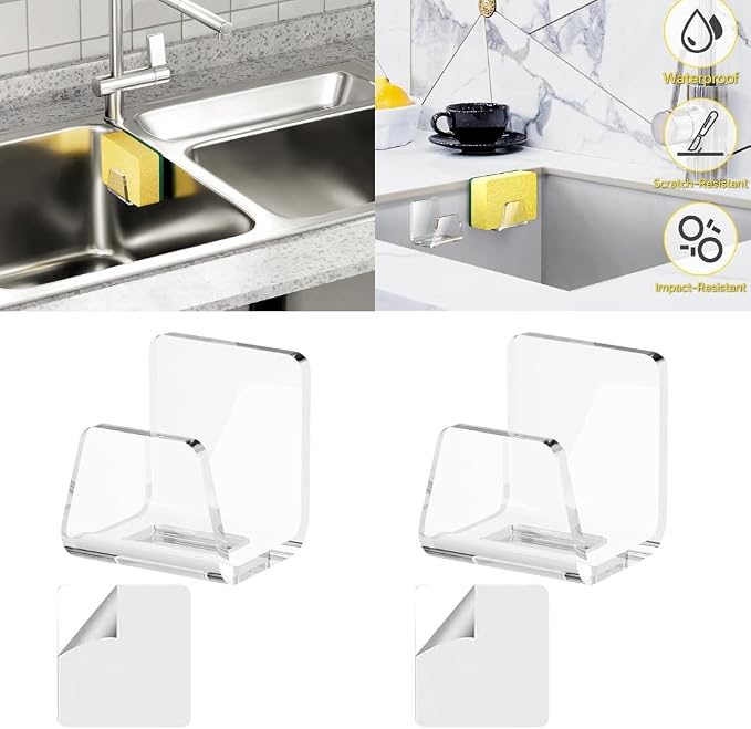 Acrylic Rack Space Saving Sponge Organizers - Image 7