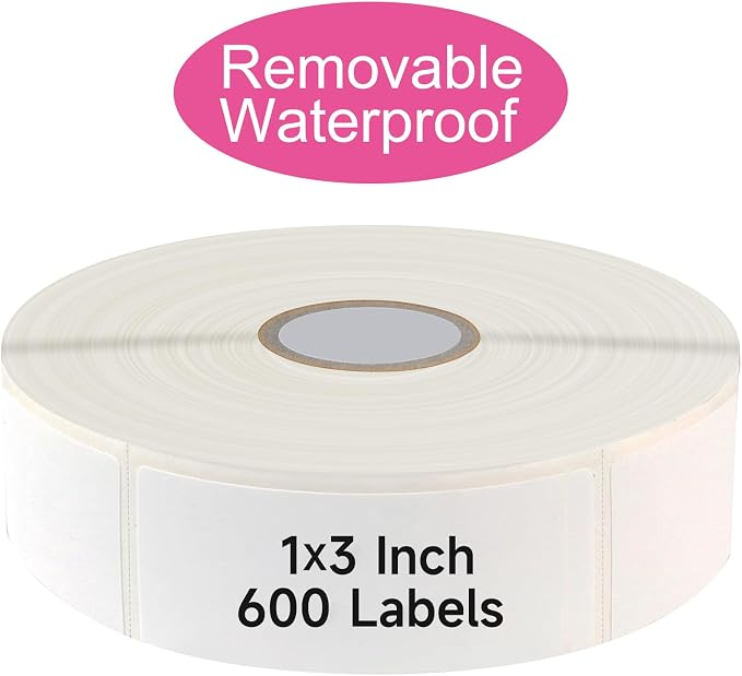 600 Blank Removable Freezer Labels by TRYXN