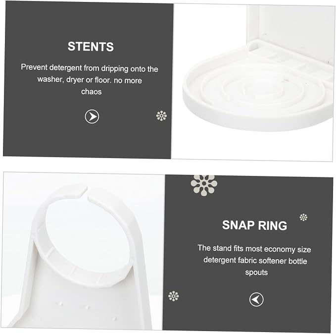 2pcs Laundry Cup Holder Drip Tray Laundry Supply Organizer - Image 9