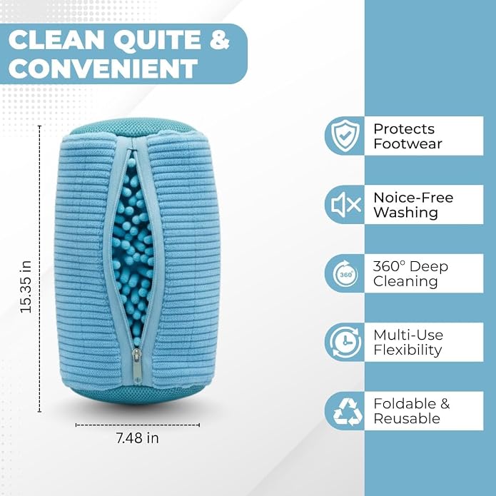 1Pc Shoe Washing Machine Bags kit – Reusable Mesh Laundry Bags - Image 5