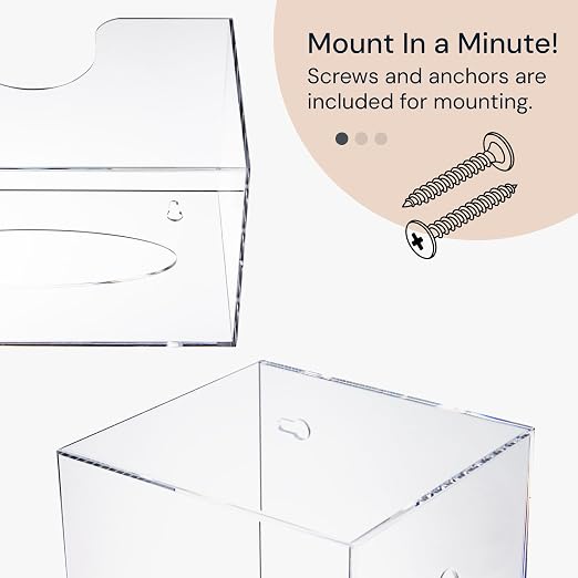 Double Tissue Box Holder & Glove Dispenser - Image 5