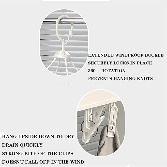 Round Drip Hanger, Sock Drying Rack - Image 3