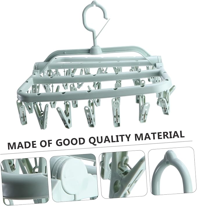 Foldable Plastic Clip Drying Rack - Image 9