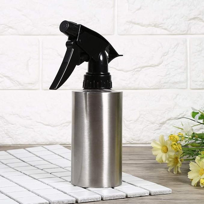Cyrank Stainless Steel Spray Bottle, Fine Mist Sprayer Empty Refillable by Cyrank