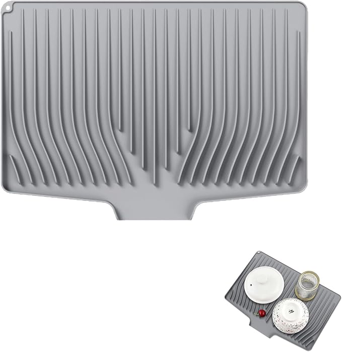 Large Premium Silicone Dish Drainers by CCDANSIYUCR