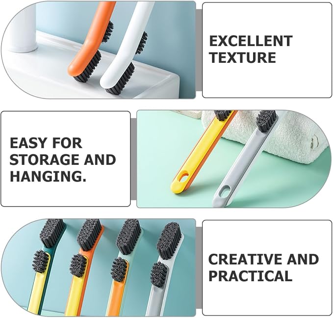 2pcs Detachable Laundry Shoe and Clothes Cleaning Brush Set - Image 8