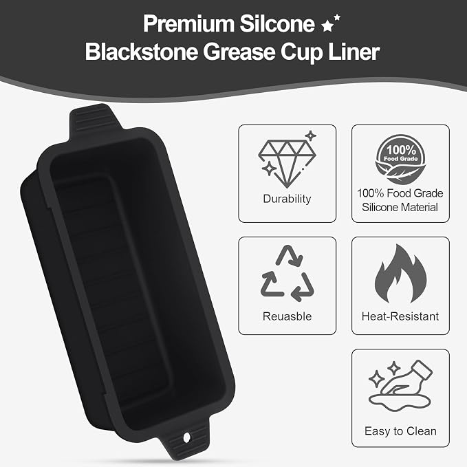 2 PCS Silicone Grease Cup Liners - Image 5
