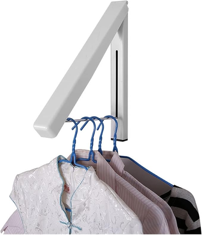 Drying Rack Household Retractable Wall Hanger Stainless Steel Folding Invisible - Image 6