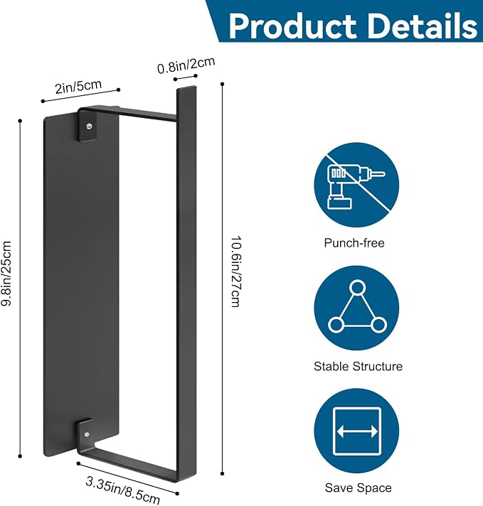 2Pack Strong Magnetic Hanger Organizer Stacker, Sunoyar Magnetic Hanger Holder - Image 3