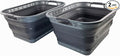 SAMMART 42L Collapsible Plastic Laundry Basket by SAMMART