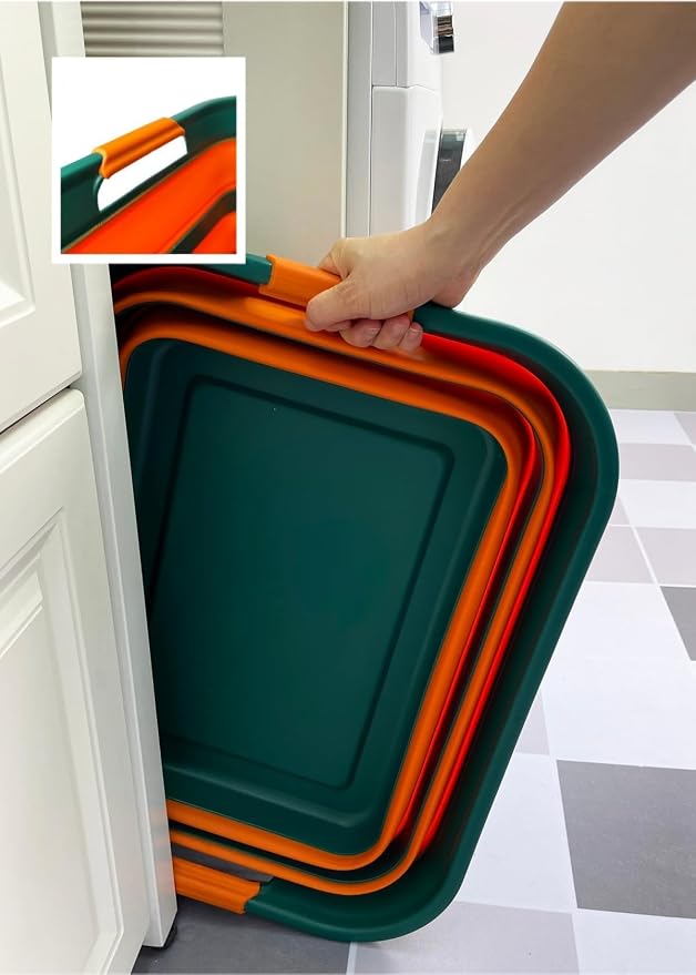 SAMMART Collapsible Plastic Laundry Basket - Image 8