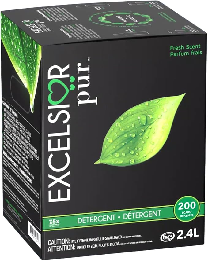 Excelsior Pür 7.5x Ultra Concentrated Liquid Laundry Detergent, 2.4 L / 200 - Image 5