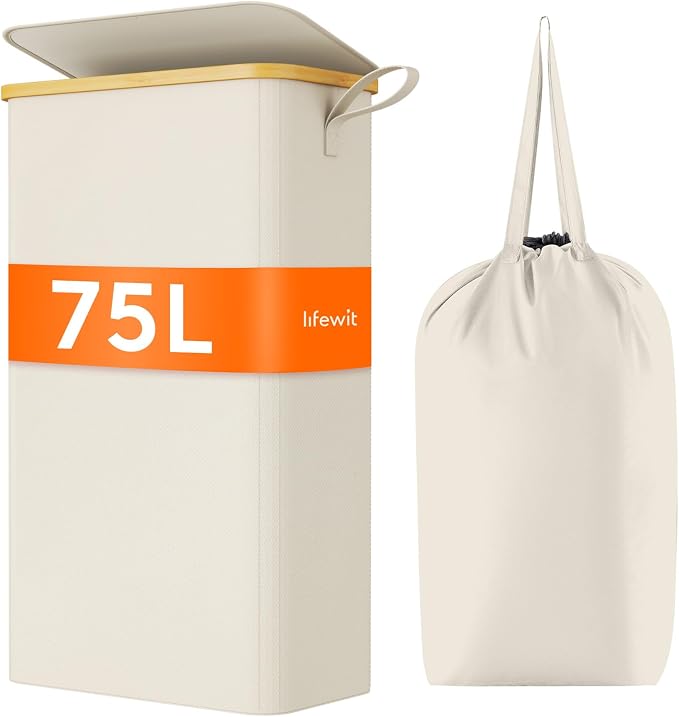 Lifewit 75L Slim Laundry Hamper by Lifewit