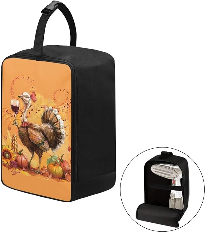Thanksgiving Turkey Portable Travel Steam Iron Bag Easy to Clean Carrying Case - Image 2