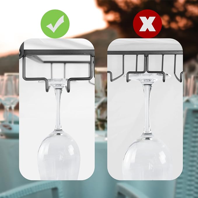 Adjustable Under Cabinet Stemware Holder - Image 7
