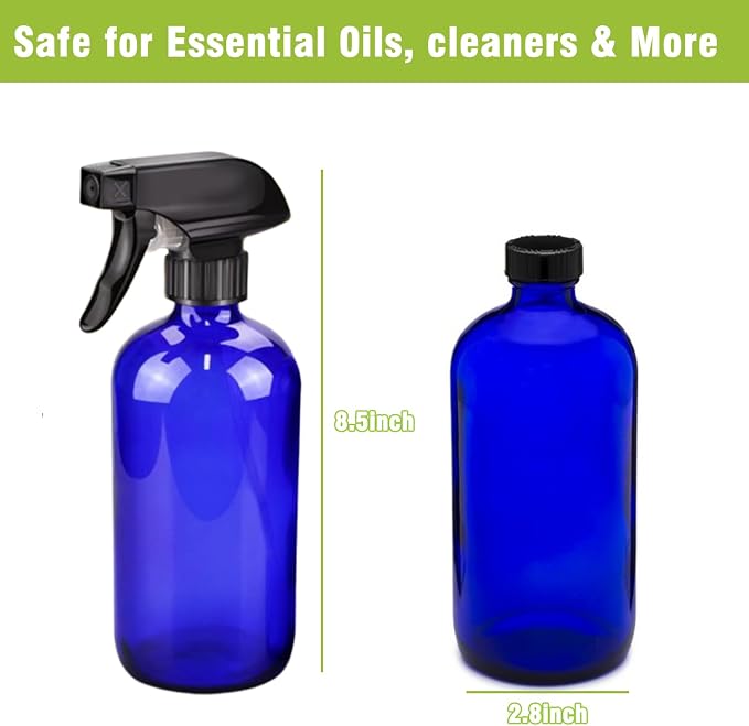16oz Glass Spray Bottles, Hair Care, Plants - Image 5