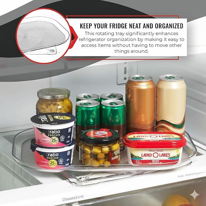 Oizeir Refrigerator Lazy Susan - Image 2