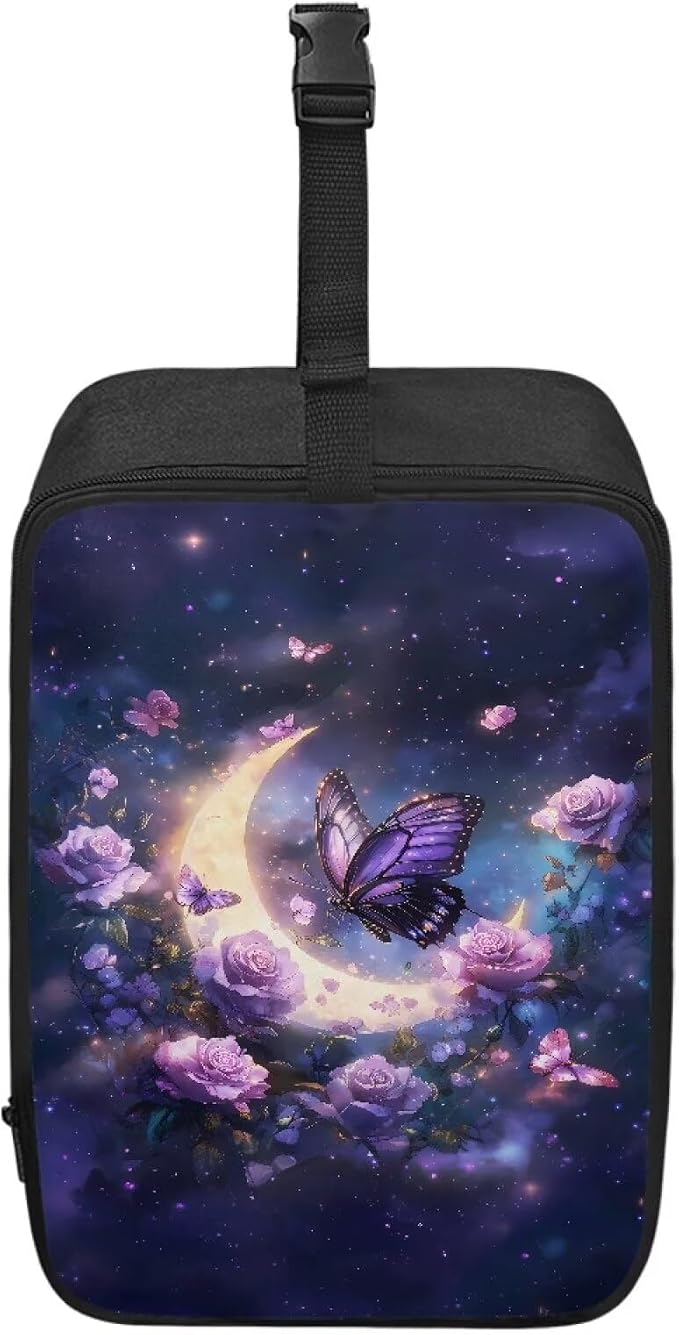 Moon Butterfly Flower Travel Iron Bag Case Foldable Portable Iron Cover by Unknown