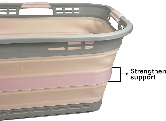 SAMMART 42L Collapsible Plastic Storage Basket - Image 4