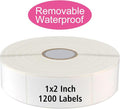 1200 Blank Removable Freezer Labels Water Oil Resistant by TRYXN