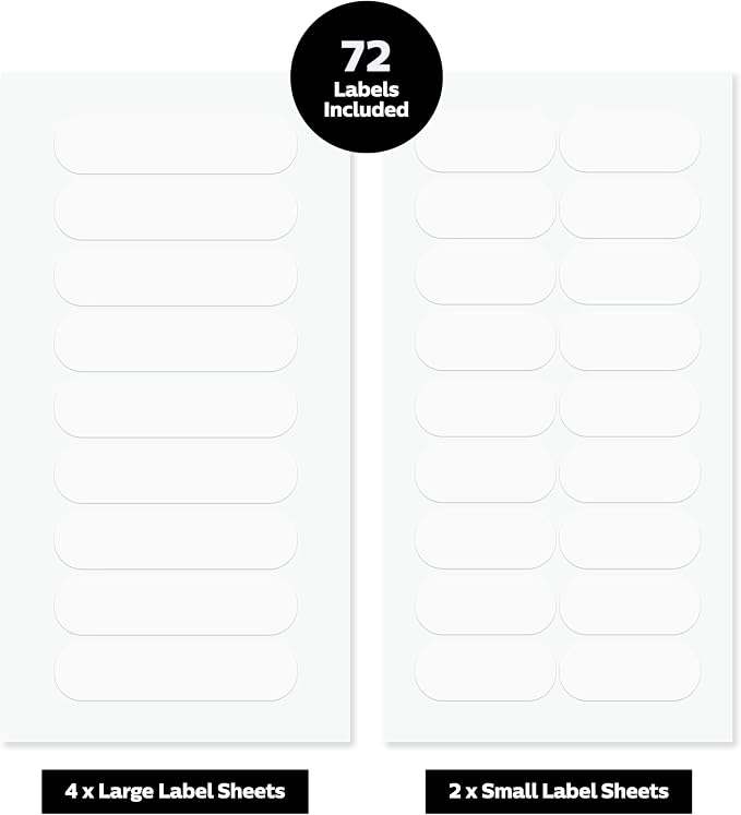 ThreeKin Waterproof Labels for Bottles and Containers - Image 5