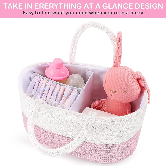 ABenkle Diaper Caddy Organizer - Image 5