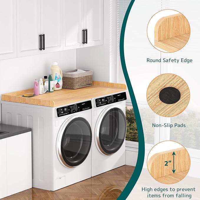 Washer Dryer Countertop 54''W x 27.5" D - Image 5
