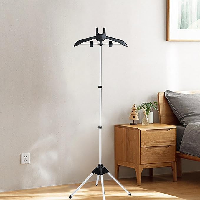 Shakven Handheld Garment Steamer Rack | Standing Fabric Steamer Coat Hanger - Image 9