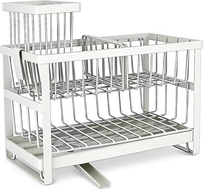 2-Tier Sponge Holder for Kitchen Sink, Self-Drain Caddy - Image 6