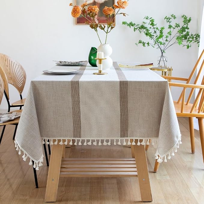 Pahajim Striped Tablecloth Rectangle by Pahajim