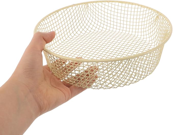 Uonlytech Wire Basket Desktop Storage Organizer Metal Wire Basket - Image 4