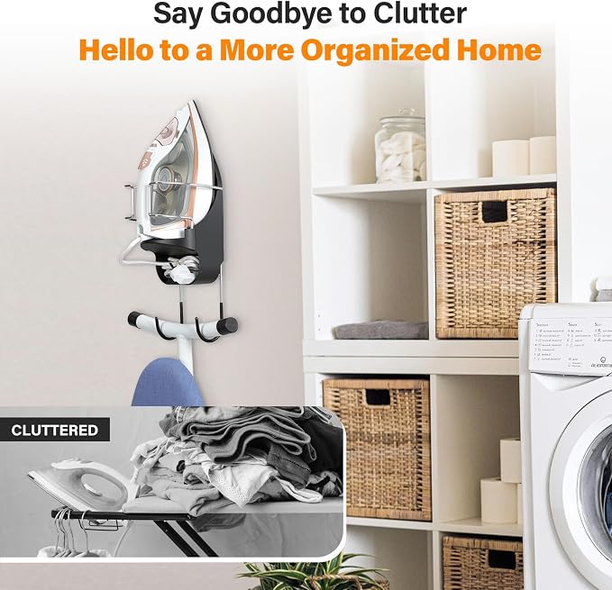 Alpinista Ironing Board Hanger Wall Mount Ironing Board Holder Wall Mount - Image 6