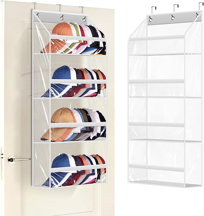 AOODA Clear Over the Door Hat Racks by AOODA
