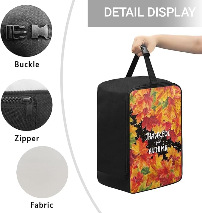 Thanksgiving Day Steam Iron Storage Bag Patterned Polyester Irons Organizer - Image 5