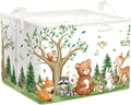 Forest Animals Laundry Hamper Woodland Tree Large Storage Basket Parents by HUUMONSS