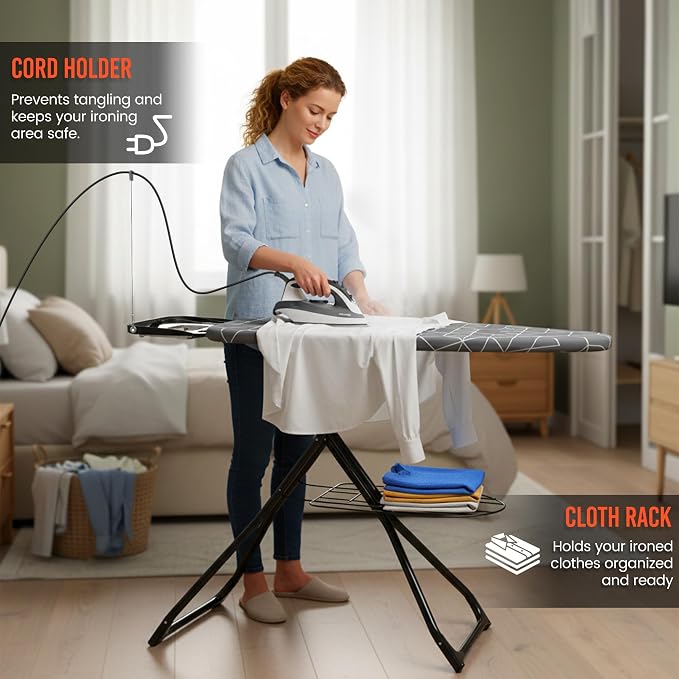 Xabitat Extra Wide Ironing Board 60" X 20" - Image 9