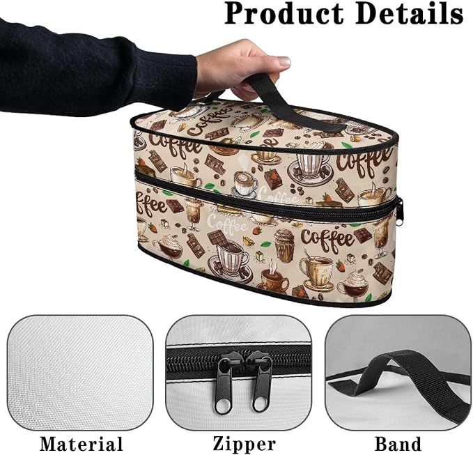 Coffee Chocolate Iron Storage Bag Compatible - Image 5