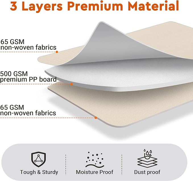 4 Pack Bed Sheet Closet Organizers and Storage, Sturdy Foldable Storage - Image 3