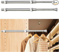 12" Pull-Out Valet Rod for Closet Organization, Add Extra Hanging Space 304 by Hiflora