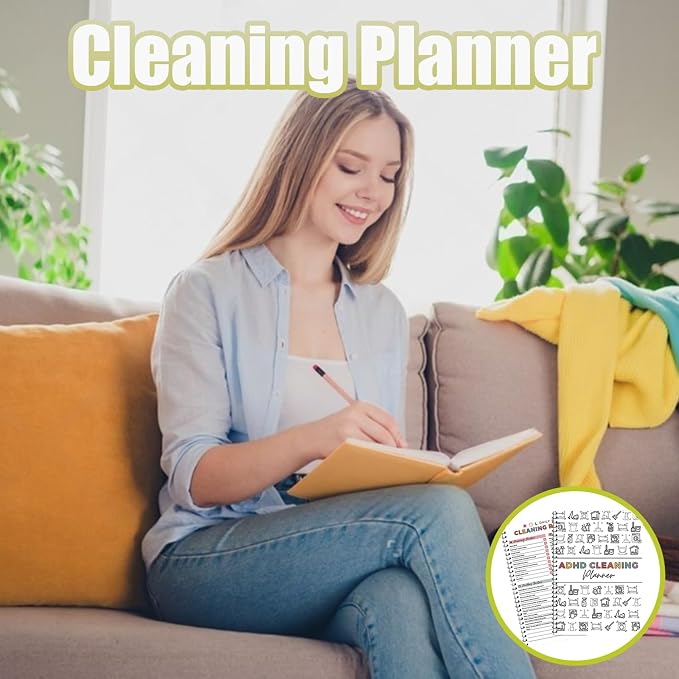 Cleaning Planner, Household Cleaning Schedule and Checklist Organizer, Weekly - Image 2