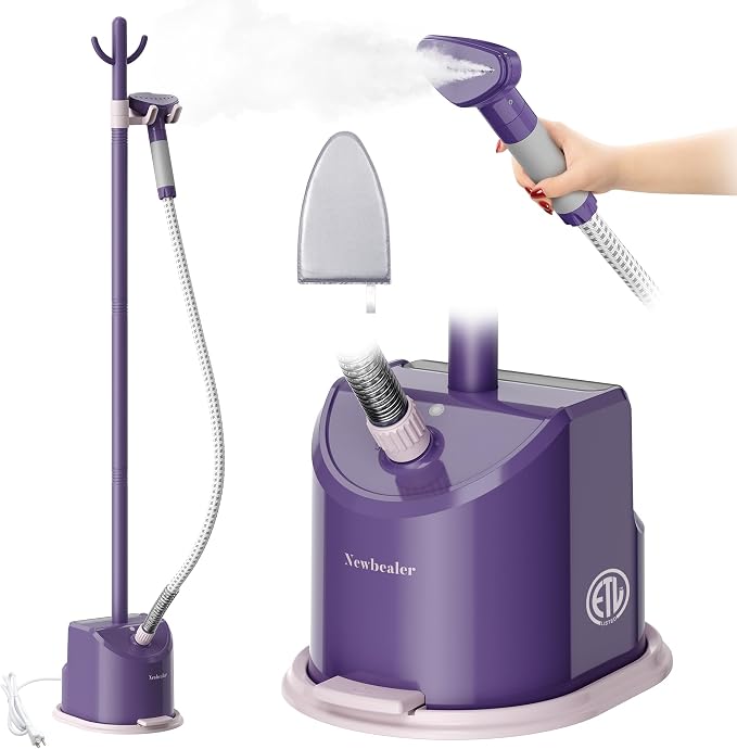 Newbealer Standing Garment Steamer - 1500W Full-Size Vertical Clothes Steamer by Newbealer