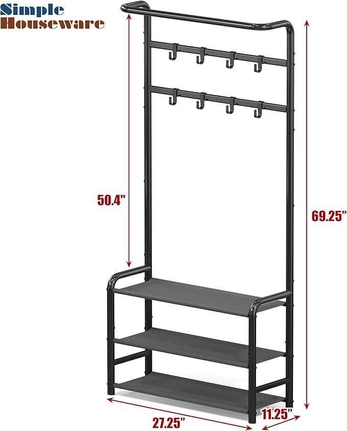Simple Houseware Coat Rack - Image 7